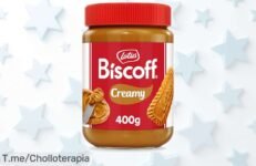 crema para untar lotus biscoff con su sabor caramelizado único y textura cremosa, ahora en super chollo con precio rebajado por tiempo limitado ¿a qué esperas para probar esta delicia que vuela de las estanterías?