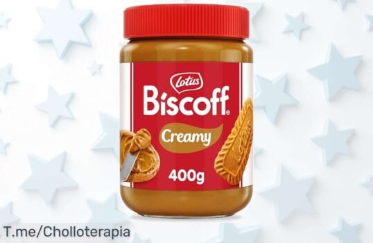 crema para untar lotus biscoff con su sabor caramelizado único y textura cremosa, ahora en super chollo con precio rebajado por tiempo limitado ¿a qué esperas para probar esta delicia que vuela de las estanterías?