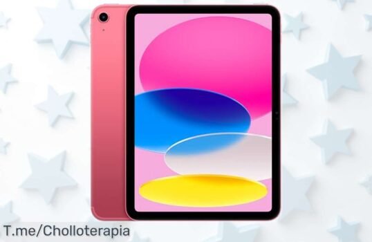 iPad de 11 pulgadas Apple con chip A16 y pantalla Liquid Retina a precio rebajado, velocidad WiFi 6 y 5G que vuela, cámaras top y Touch ID rápido ¡no esperes más para conseguir este super chollo!
