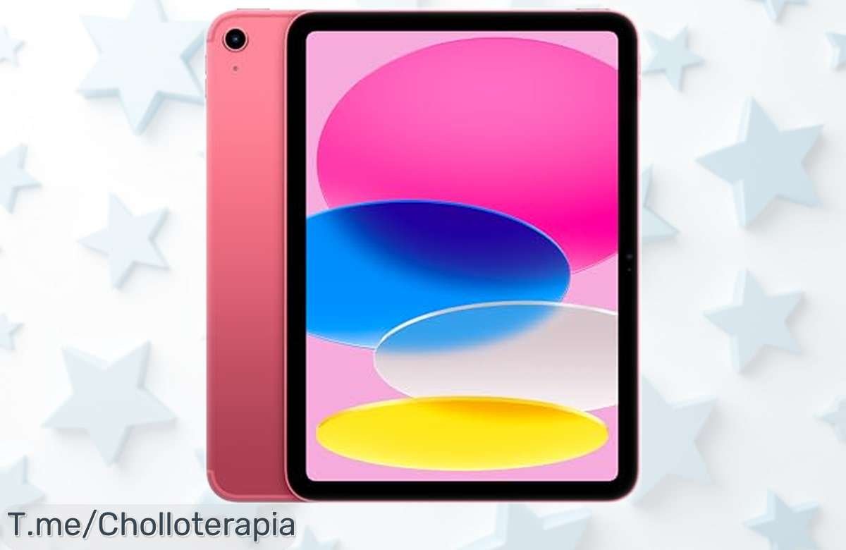 iPad de 11 pulgadas Apple con chip A16 y pantalla Liquid Retina a precio rebajado, velocidad WiFi 6 y 5G que vuela, cámaras top y Touch ID rápido ¡no esperes más para conseguir este super chollo!