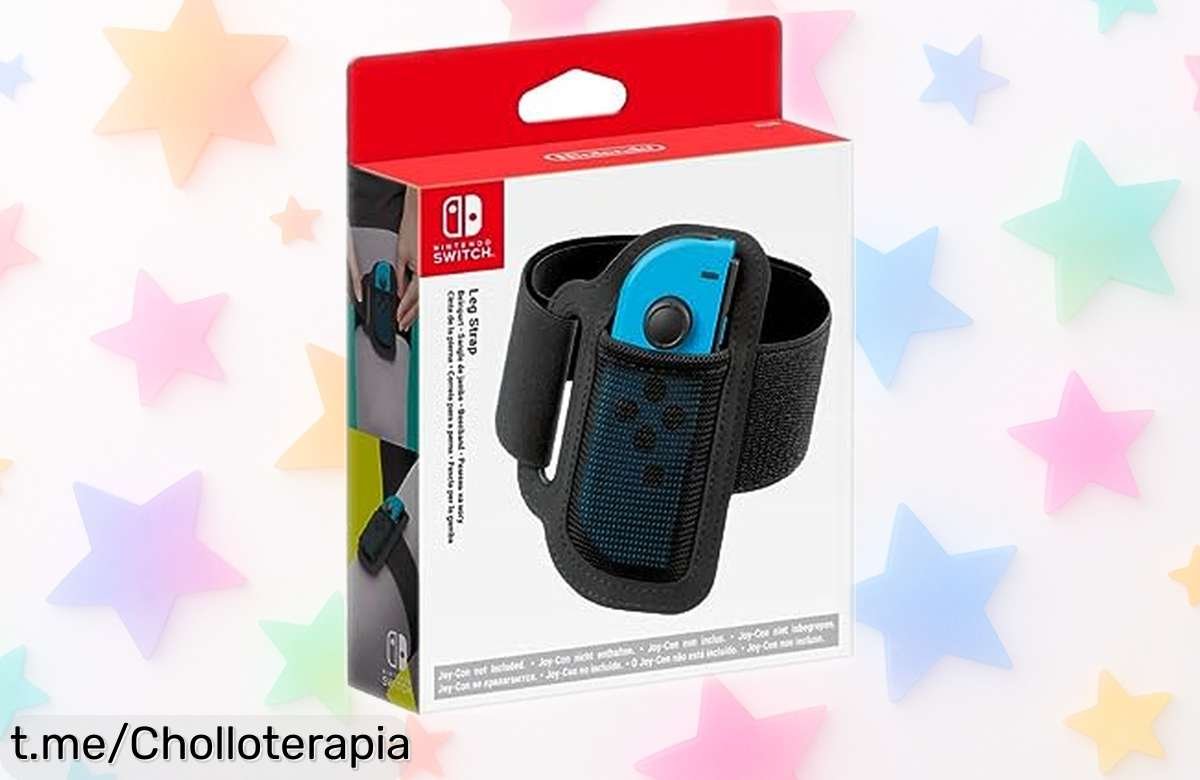 Accesorio cinta de pierna para Switch Sports en oferta, ¡potencia tu juego y disfruta cada duelo! Corre que vuelan, no te quedes sin este super chollo.