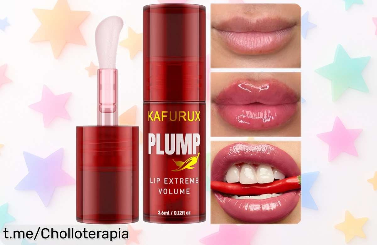 Aceite de labios regordete con brillo e hidratación intensa, ¡super chollo de precio rebajado! Lucirás unos labios irresistibles y llenos de vida, ¡aprovéchalo ya!