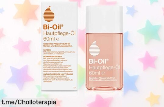 Aceite para piel BiOil, el aliado perfecto que elimina cicatrices y estrías al instante. ¡Aprovecha este super chollo a precio rebajado por tiempo limitado! Hidrata, nutre y deja un aroma irresistible. No te lo pienses más, tu piel merece esto ahora mismo.