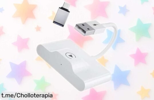 Adaptador Carplay inalámbrico con conexión súper estable para casi todos los coches precio rebajado fácil de instalar oferta limitada y super chollo que no puedes dejar escapar