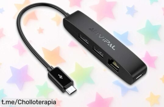 Adaptador Ethernet micro USB 3 en 1 AuviPal con conexión ultra rápida y súper estable para Fire TV Stick y Raspberry Pi Zero a precio rebajado ¡Chollazo temporal que dispara tu señal, corre antes de que se agote!