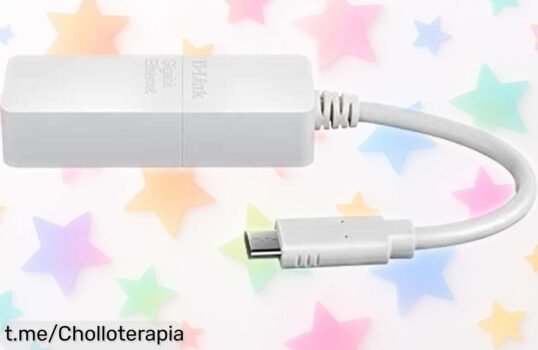 Adaptador USB Tipo C DLink DUBE130 con Ethernet Gigabit velocidad brutal ahora rebajado para navegar sin líos ni esperas aprovecha este ofertón que vuela y mejora ya tu conexión