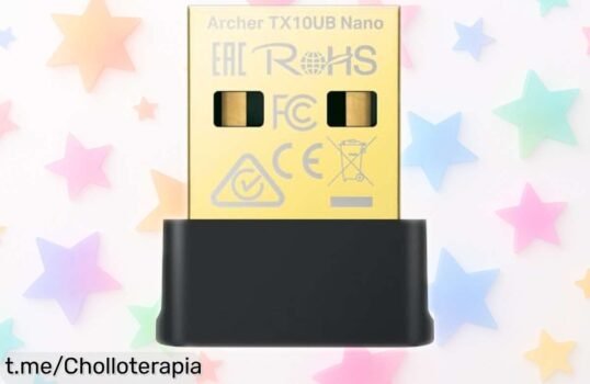 Adaptador WiFi y Bluetooth nano TPLink Archer TX10UB: ¡conéctate sin límites con esta oferta loca! Wifi 6 ultra rápido y Bluetooth 5.3 a un precio desquiciado. ¡Las unidades están volando, no dejes pasar este chollo antes que se acaben!