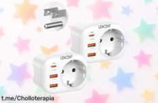 Adaptadores de enchufe LENCENT con carga rápida QC3.0+PD20W, ¡oferta limitada a precio rebajado! Diseño súper resistente hasta 750°C para cargar tus dispositivos en un abrir y cerrar de ojos. Aprovecha este super chollo antes de que se agote, ¡No te quedes sin el tuyo!