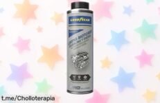 Aditivo de aceite Goodyear que limpia tu motor a fondo y protege cada pieza con un precio rebajado increíble no te lo pierdas, cuida tu moto ya antes de que se acabe esta oferta limitada ¡corre!
