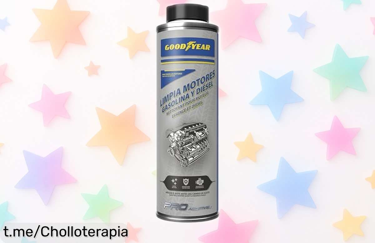 Aditivo de aceite Goodyear que limpia tu motor a fondo y protege cada pieza con un precio rebajado increíble no te lo pierdas, cuida tu moto ya antes de que se acabe esta oferta limitada ¡corre!
