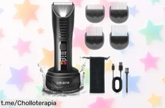 Afeitadora corporal Ualans con hoja cerámica a un precio loco, ultra rápida y resistente al agua ¡No pierdas esta oferta brutal por tiempo limitado antes de que se agote!