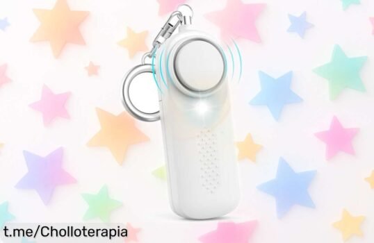 Alarma personal femenina Safesound de 130 dB: ¡Siente la seguridad con esta luz LED potente y fácil de usar! ¡Precio rebajado por tiempo limitado, no te pierdas este super chollo que te protege al instante!