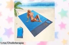 Alfombra de playa Gigmeta 200x140 cm súper resistente y plegable con diseño moderno precio rebajado por tiempo limitado para que disfrutes tus planes sin preocuparte date prisa que quedan pocas unidades