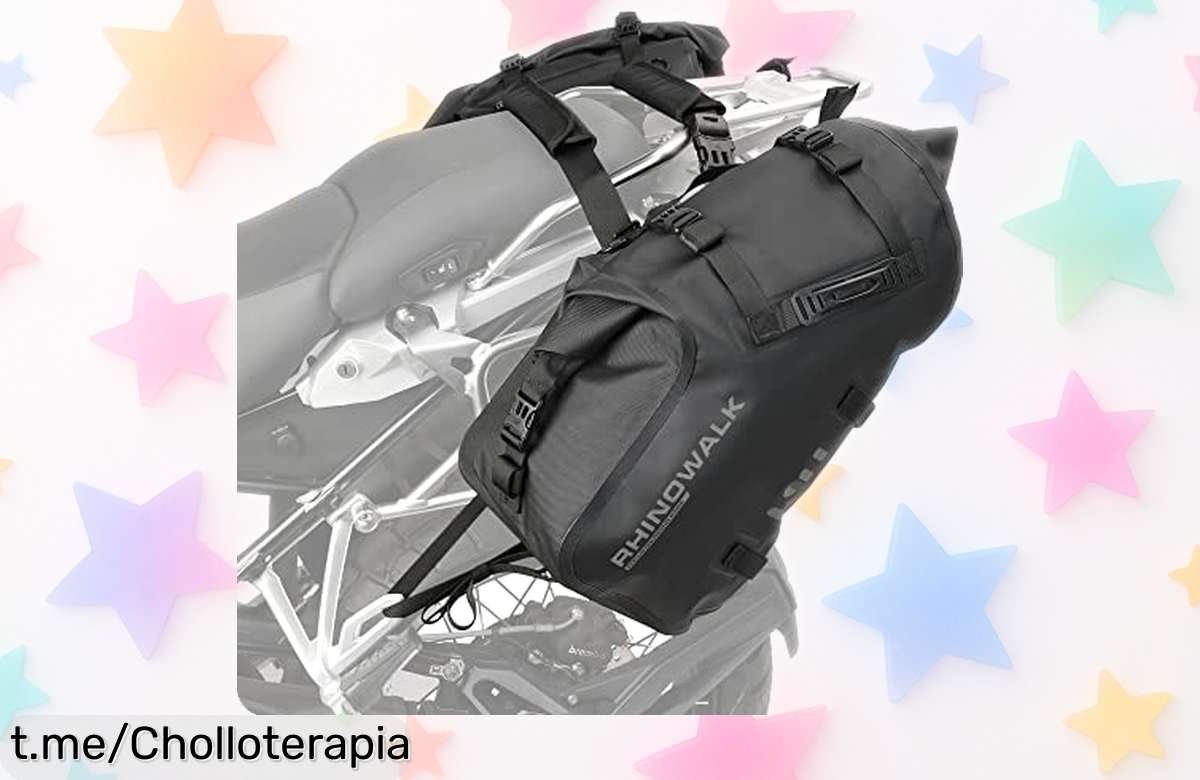 Alforjas moto trail 48L impermeables ENJOHOS perfectas para tus viajes largos con un descuentazo que no se repetirá, lleva todo seguro y claro, esta oferta está volando ¡Date prisa antes de que suba el precio!