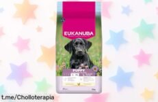 Alimento para cachorros Eukanuba con pollo fresco, ahora en un super chollo que hará saltar de alegría a tu peludo: ¡no lo dejes escaparse!