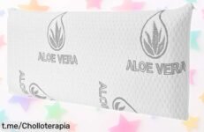 Almohada suave y elástica con espuma de alta recuperación, ¡un super chollo que hará felices a tus noches! Aprovecha esta oferta limitada para cuidar tu cuello y dormir como mereces, no la dejes escapar. Duerme mejor hoy mismo.