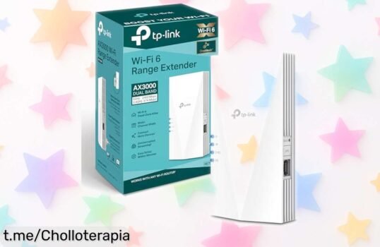 Amplificador WiFi 6 TPLink RE700X con cobertura brutal y velocidad increíble a precio rebajado oferta exclusiva que vuela rápido, ¡mejora tu conexión ya antes de que se agote!