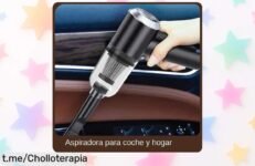 Aspirador de coche inalámbrico 9000Pa, ¡rebajado a un precio loco! Limpia al instante seco y mojado, aprovecha este chollazo que transformará tus viajes. Compra ya antes de que se agote.