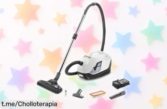 Aspiradora Kärcher DS 6 con filtro de agua y motor potente para una limpieza impecable en segundos chollazo con caída de precio no te quedes sin la tuya que vuelan aprovecha ya esta oferta única