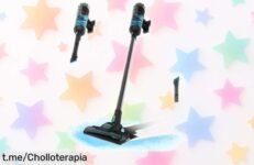 Aspiradora escoba Cecotec Conga 700 PowerHead con súper succión de 18kPa rebajada brutalmente para eliminar hasta la suciedad más escondida, corre que es una oferta limitada y el chollazo vuela ya mismo