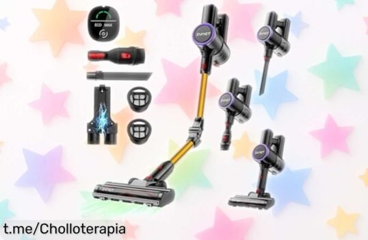 Aspiradora sin cable Zynet S9 con motor potente y precio rebajado solo hoy ¡super chollo para que tu hogar quede impecable al instante, no dejes escapar esta oferta limitada!