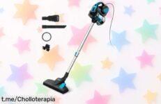 Aspiradora vertical INSE 6 en 1 con potencia brutal de 600W y succión imbatible a precio rebajado ¡Corre que vuelan, un ofertón así no dura para siempre!