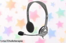 Auriculares con cable Logitech H110, sonido nítido y micrófono giratorio a precio rebajado que no puedes dejar pasar ¡super chollo limitado para tu PC o portátil!