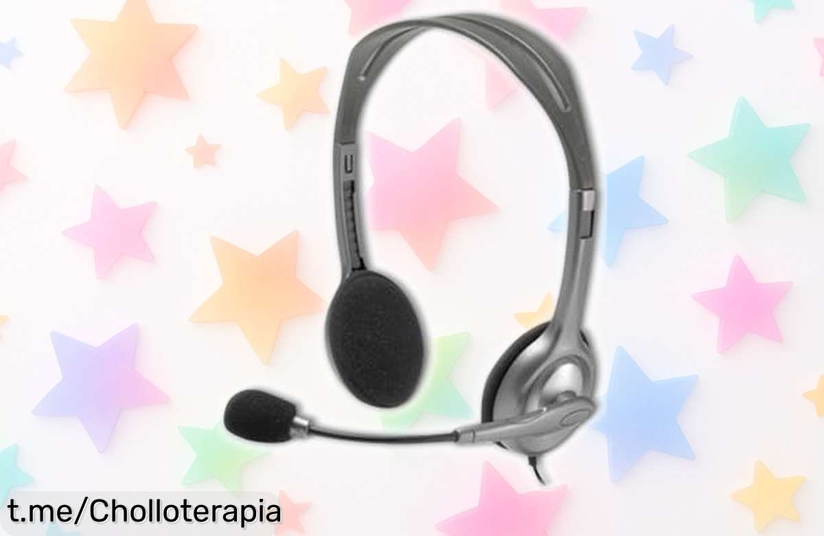 Auriculares con cable Logitech H110, sonido nítido y micrófono giratorio a precio rebajado que no puedes dejar pasar ¡super chollo limitado para tu PC o portátil!