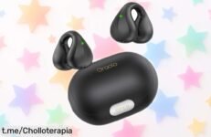 Auriculares de conducción ósea bluetooth 53 con cancelación de ruido y 40h sin parar: precio rebajado que vuela, ¡aprovecha ya este super chollo antes que se agote!