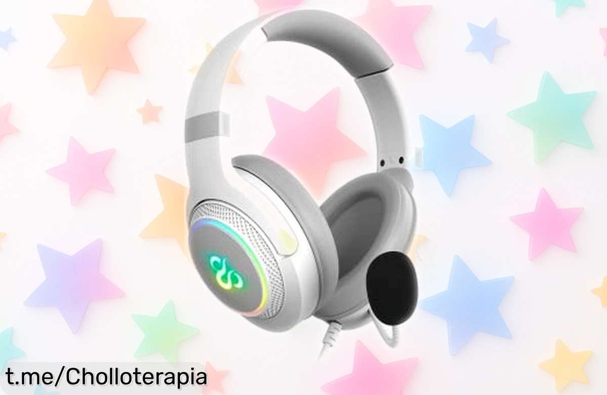 Auriculares gaming Newskill Sobek 7.1 V2 con luces RGB y sonido virtual a precio rebajado para PC, Mac, PS4 y PS5 un ofertón que no puedes dejar pasar ¡cógelo ya antes de que vuelva a subir!