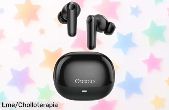 Auriculares inalámbricos Bluetooth 54 con cancelación de ruido y 50 horas de música por un precio rebajado brutal que no puedes perder ya mismo ¡resistentes al agua y carga rapidísima para llevar tu música sin límites!