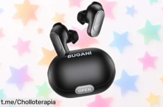 Auriculares inalámbricos Bugani Bluetooth 5.3 con cancelación de ruido a un precio rebajado, corre que vuelan y siente la música como nunca antes ¡No te lo pierdas!