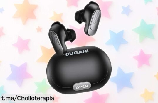 Auriculares inalámbricos Bugani Bluetooth 5.3 con cancelación de ruido a un precio rebajado, corre que vuelan y siente la música como nunca antes ¡No te lo pierdas!
