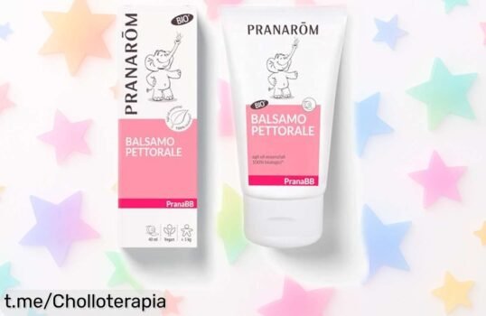 Bálsamo pectoral Pranabb de Pranarom para bebés a precio rebajado que mejora la respiración y ayuda a dormir tranquilo. ¡Oferta limitada para cuidar lo más valioso! No te lo pierdas, dale a tu peque el descanso que se merece ya mismo.