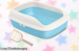 Bandeja higiénica para gatos con pala incluida, un chollo a precio loco: diseño práctico y resistente. ¡Apresúrate! Esta oferta brutal vuela y solo quedan pocas unidades disponibles.
