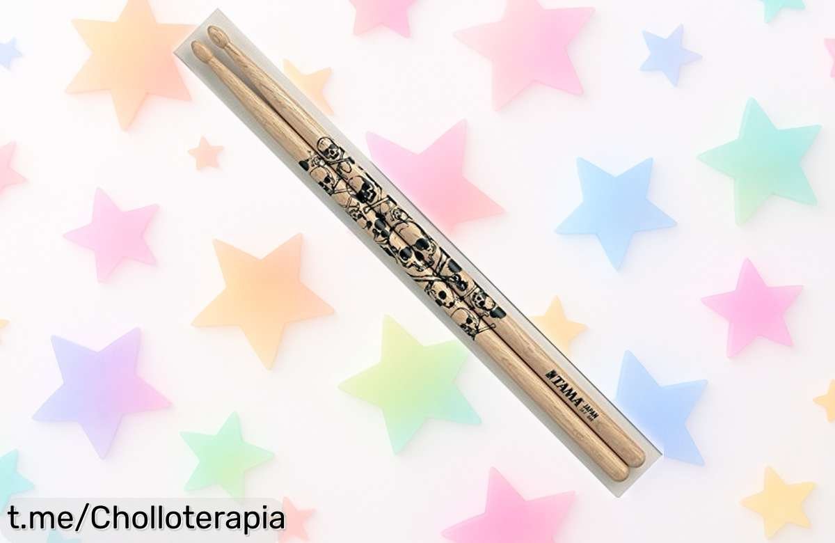 Baqueta Tama TAMAO5BS de roble con punta de nylon súper precisa y agarre antideslizante a precio rebajado, resistencia y durabilidad únicas en un ofertón que desaparece rápido ¡No pierdas esta ganga!
