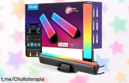 Barras de luz Govee para TV con 16 millones de colores y control por voz ahora a precio rebajado dale vida inmediata a tus noches con luces que se mueven al ritmo de tu música oferta limitada no te quedes sin ellas