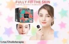 Base con cojín de aire resistente al agua, controla brillo y cobertura perfecta: ¡super chollo rebajado para brillar todo el día! No te lo pienses más, quedan pocas unidades.