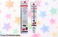 Base de maquillaje Centella Asiática CC Cream con iluminador y tono perfecto a precio rebajadísimo, un súper chollo para lucir radiante hoy mismo ¡quema stock ya que vuelan!