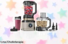 Batidora y procesador Ninja Detect Power Pro 3 en 1 con potencia brutal, vasos extra y cuchilla para masas listo para llevar tu cocina al siguiente nivel; precio rebajado que no dura mucho ¡corre por este súper chollo antes de que se agote!