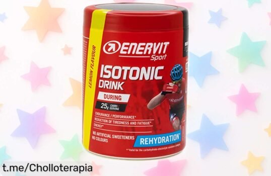 Bebida isotónica Enervit Sport limón con precio rebajado para energía y músculos sin fatiga aprovecha este super chollo limitado recarga tu entrenamiento antes de que se agoten las unidades