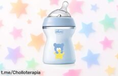 Biberón anticólicos Chicco NaturalFeeling 250 ml, el aliado perfecto para que tu bebé se alimente feliz sin lloros; ¡aprovecha esta rebaja increíble y consíguelo ya!