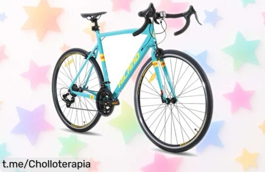 Bicicleta de carreras Hiland 28” con cambio ultra rápido y frenos potentes rebajada a precio loco para que salgas a rodar ya solo quedan pocas unidades no pierdas esta oportunidad única