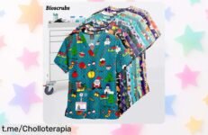 Blusa quirúrgica unisex con bolsillos y cuello en V para veterinarios: ofertón limitado que no puedes dejar escapar, vístete de lujo y siente la diferencia hoy mismo.