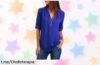 Blusa vaquera sexy Yuson girl con mangas ajustables en gasa: ¡ofertón renovado para brillar y llamar la atención que no puedes dejar pasar!