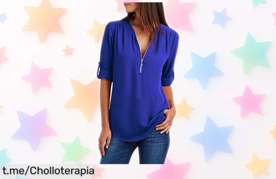 Blusa vaquera sexy Yuson girl con mangas ajustables en gasa: ¡ofertón renovado para brillar y llamar la atención que no puedes dejar pasar!