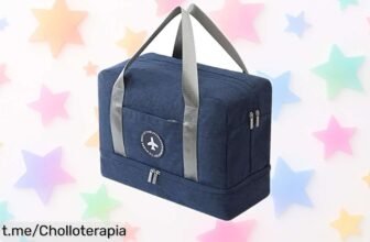 Bolsa de deporte impermeable OPDOS con compartimento para zapatos: super chollo limitado que hará tus entrenos y escapadas más fáciles, ¡aprovéchalo antes de que desaparezca!