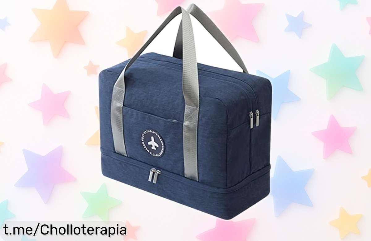 Bolsa de deporte impermeable OPDOS con compartimento para zapatos: super chollo limitado que hará tus entrenos y escapadas más fáciles, ¡aprovéchalo antes de que desaparezca!