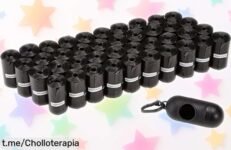 Bolsas para perros Amazon Basics con dispensador y clip, súper resistentes y sin perfume, 600 unidades ¡Precio rebajado que no dura mucho! No te quedes sin ellas en este ofertón único