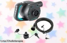 Bomba eléctrica Intex 66644 que infla como un rayo, ¡ofertón a precio rebajado! No dejes escapar este chollo y disfruta al instante de tus momentos perfectos.
